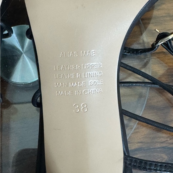 Alias Mae Inez Strappy Heel in Black Size 38 / 8 - Picture 13 of 16